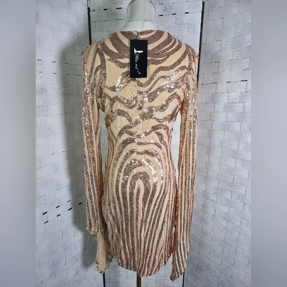 MS ORD SEQUIN DRESS - Picture 4 of 10